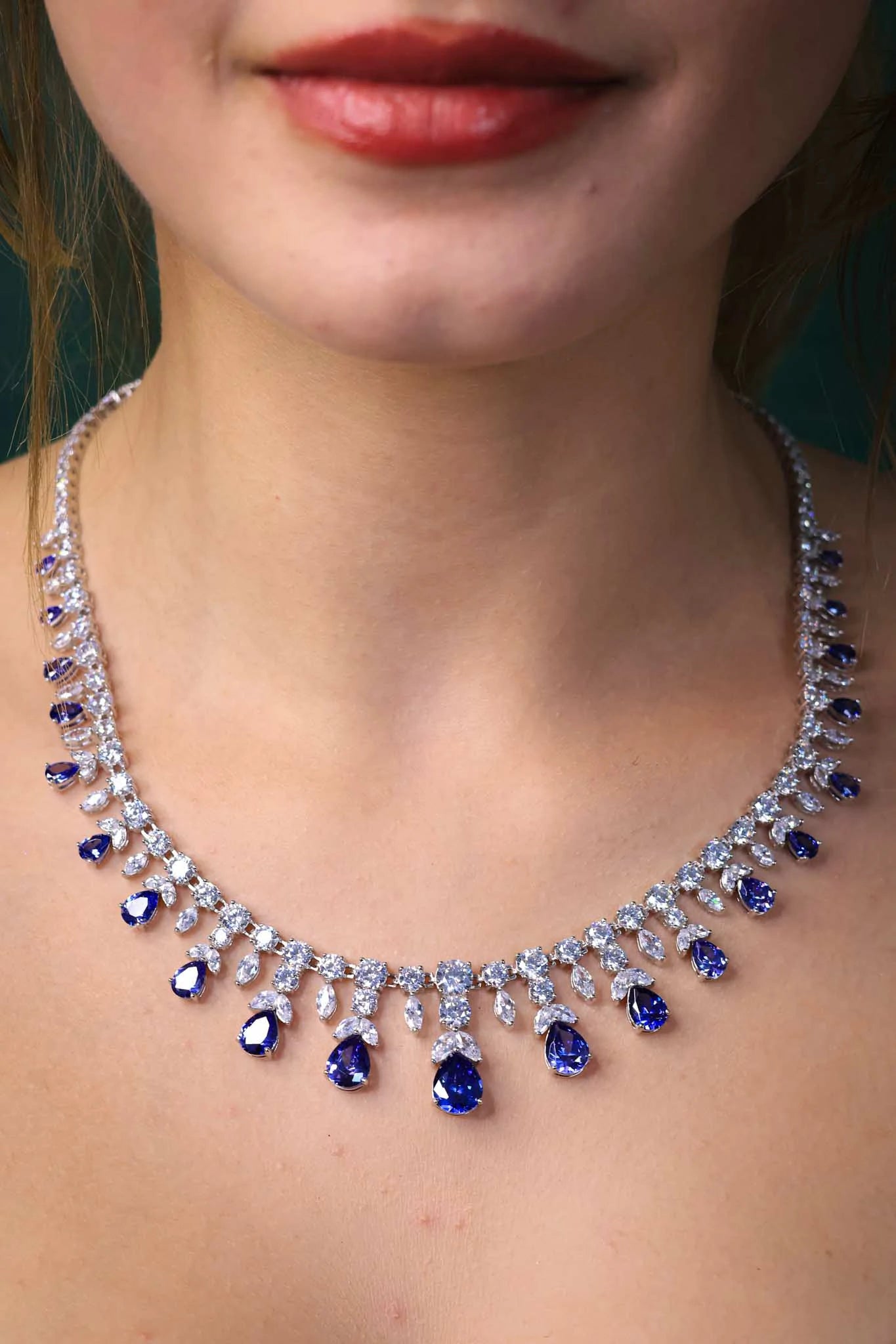 BLUE ZİRKON DAMLA MOTİF
