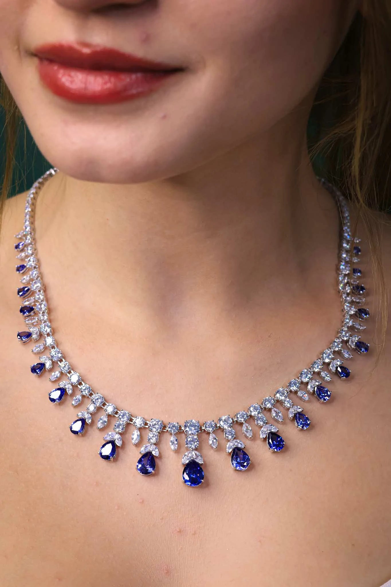 BLUE ZİRKON DAMLA MOTİF