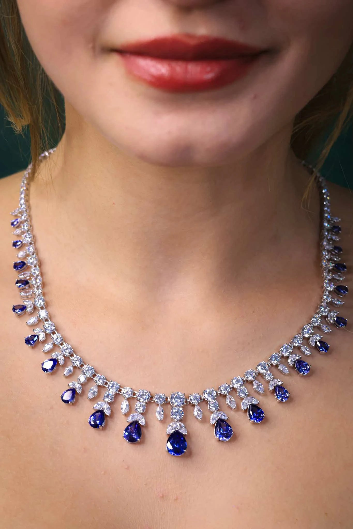 BLUE ZİRKON DAMLA MOTİF