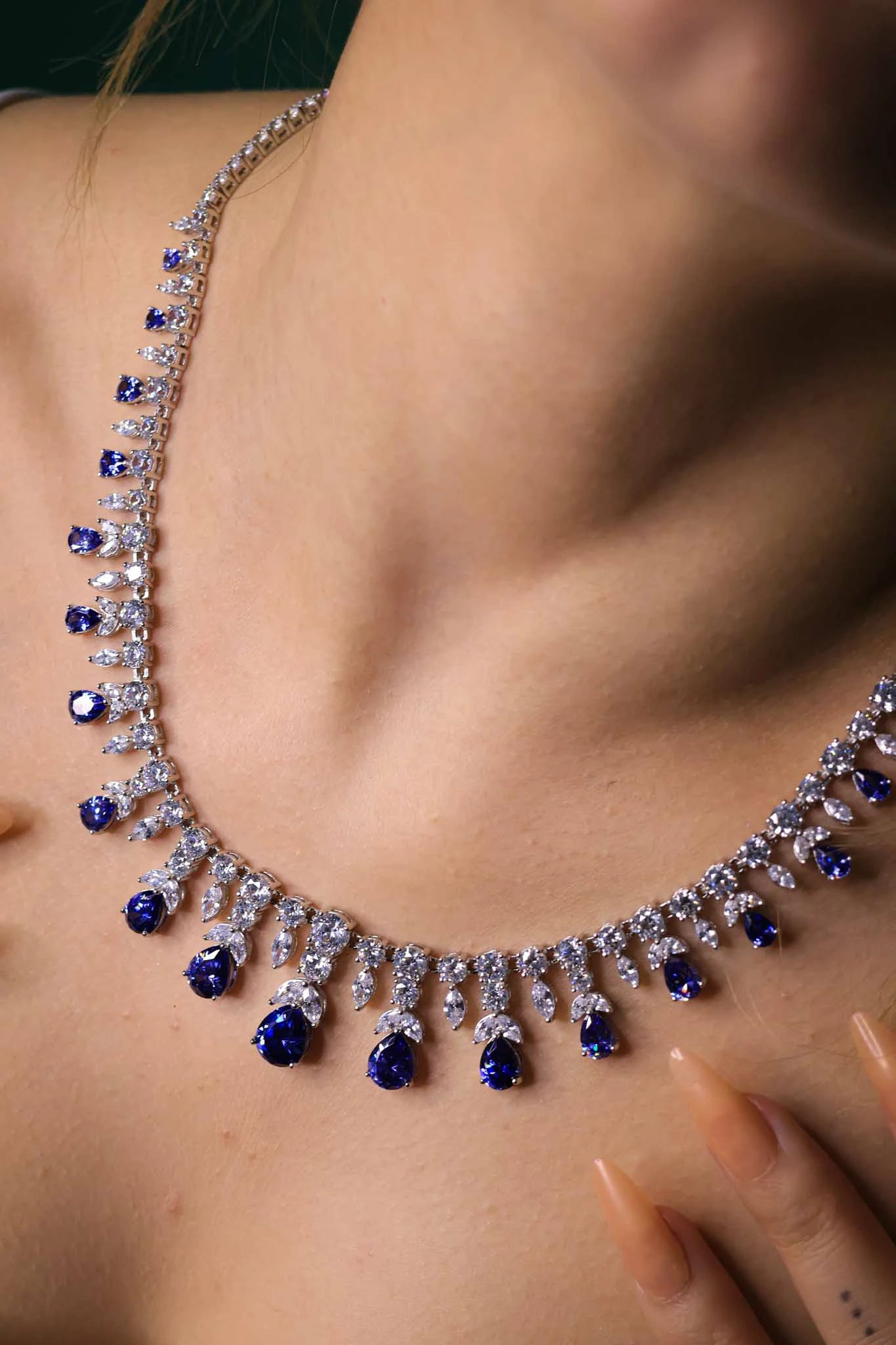 BLUE ZİRKON DAMLA MOTİF