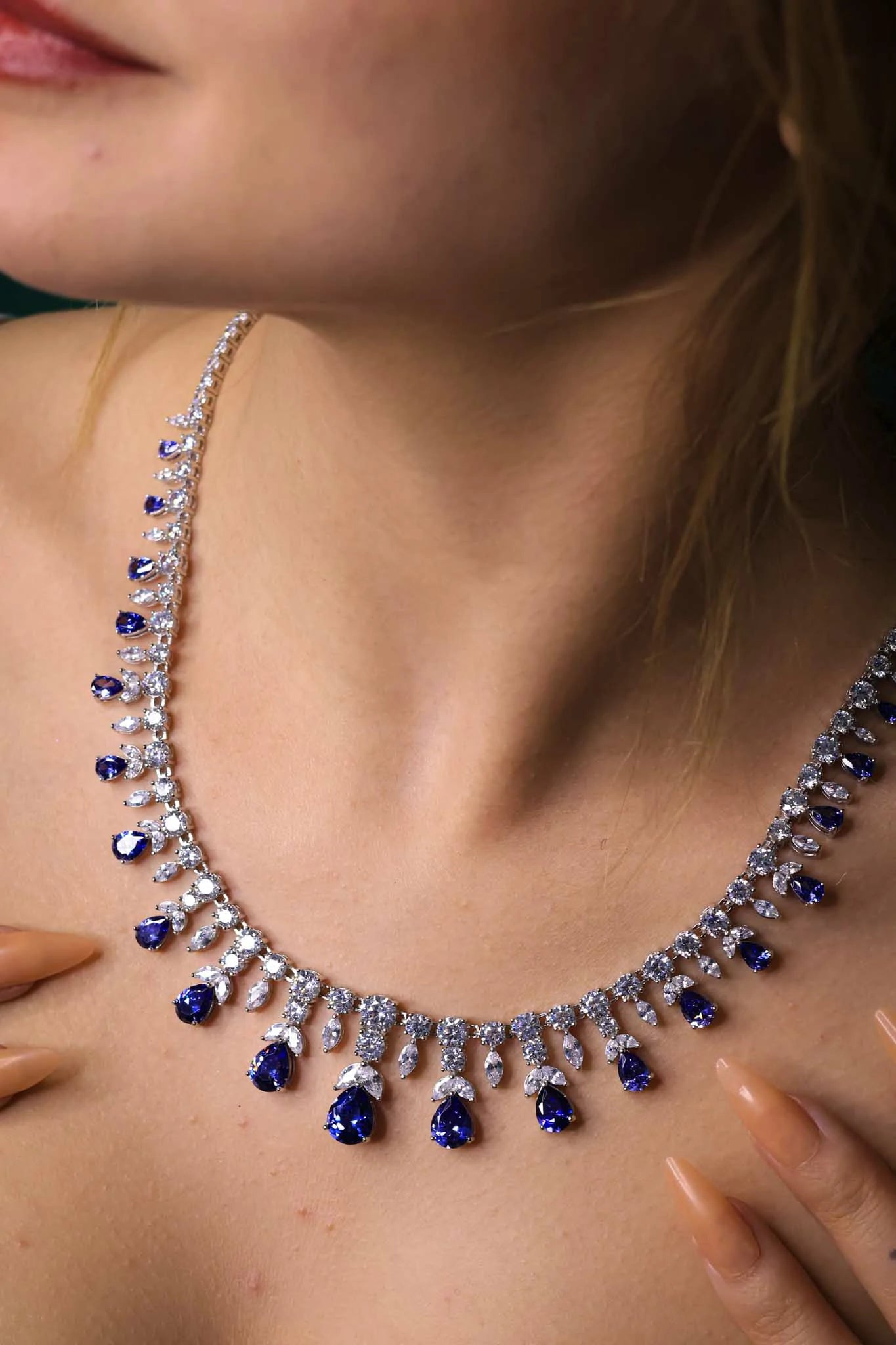 BLUE ZİRKON DAMLA MOTİF