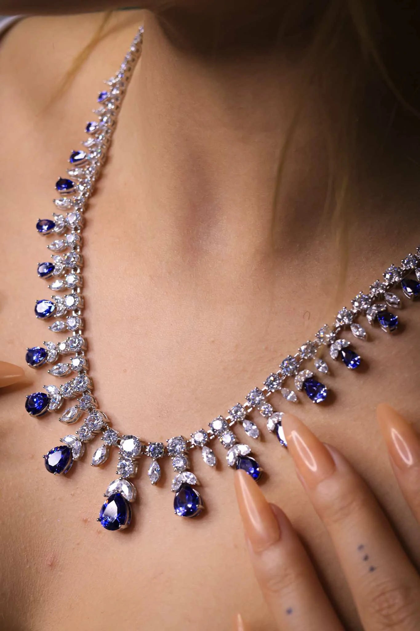 BLUE ZİRKON DAMLA MOTİF