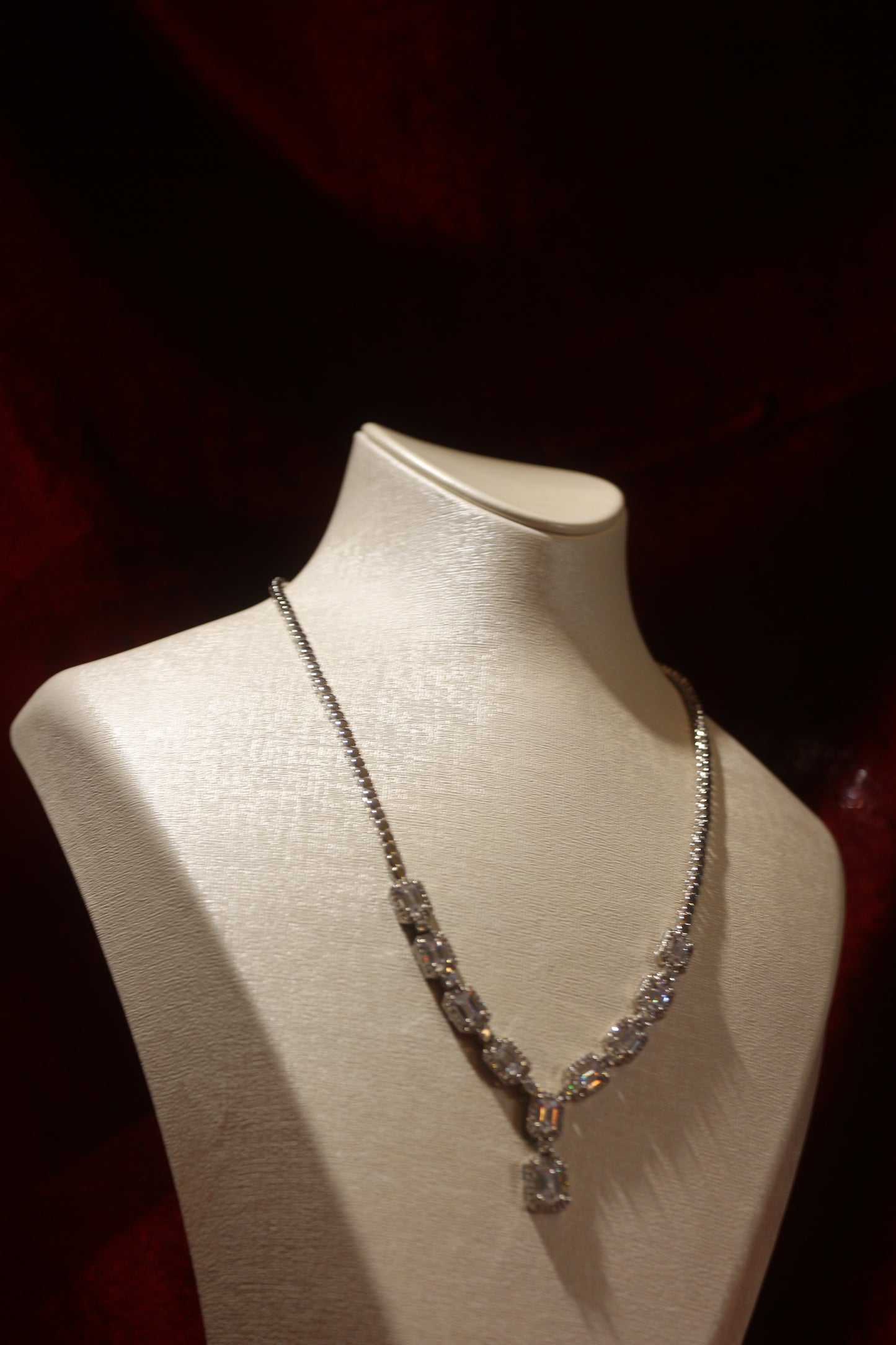 Kristal Baget Gümüş Set
