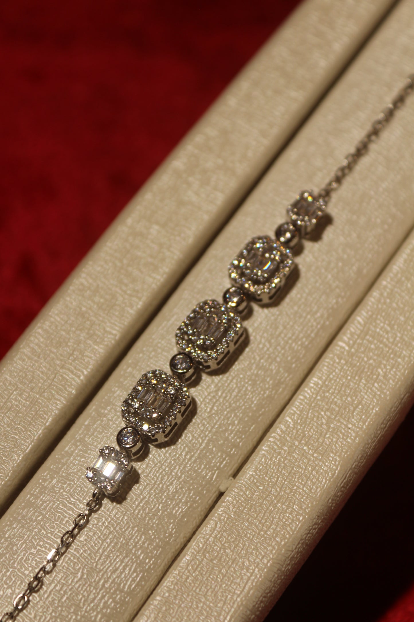 Luminous Baget Gümüş Set