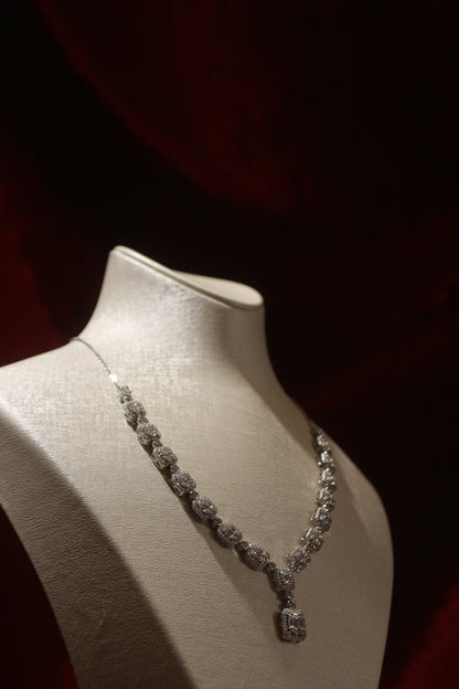 Luminous Baget Gümüş Set